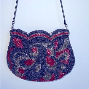 VINTAGE REGALE GLAS BEADED BAG